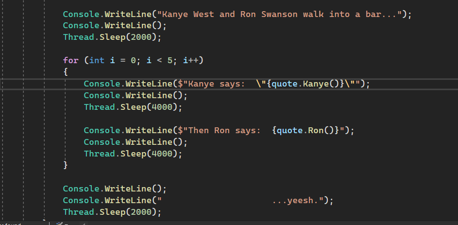 C# code